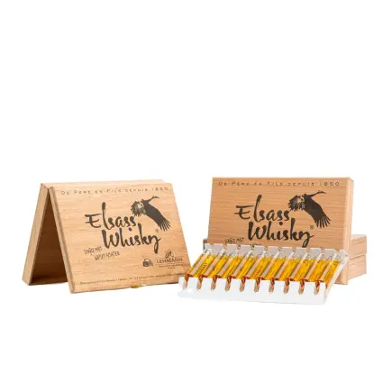 coffret cadeau ampoules Elsass whisky