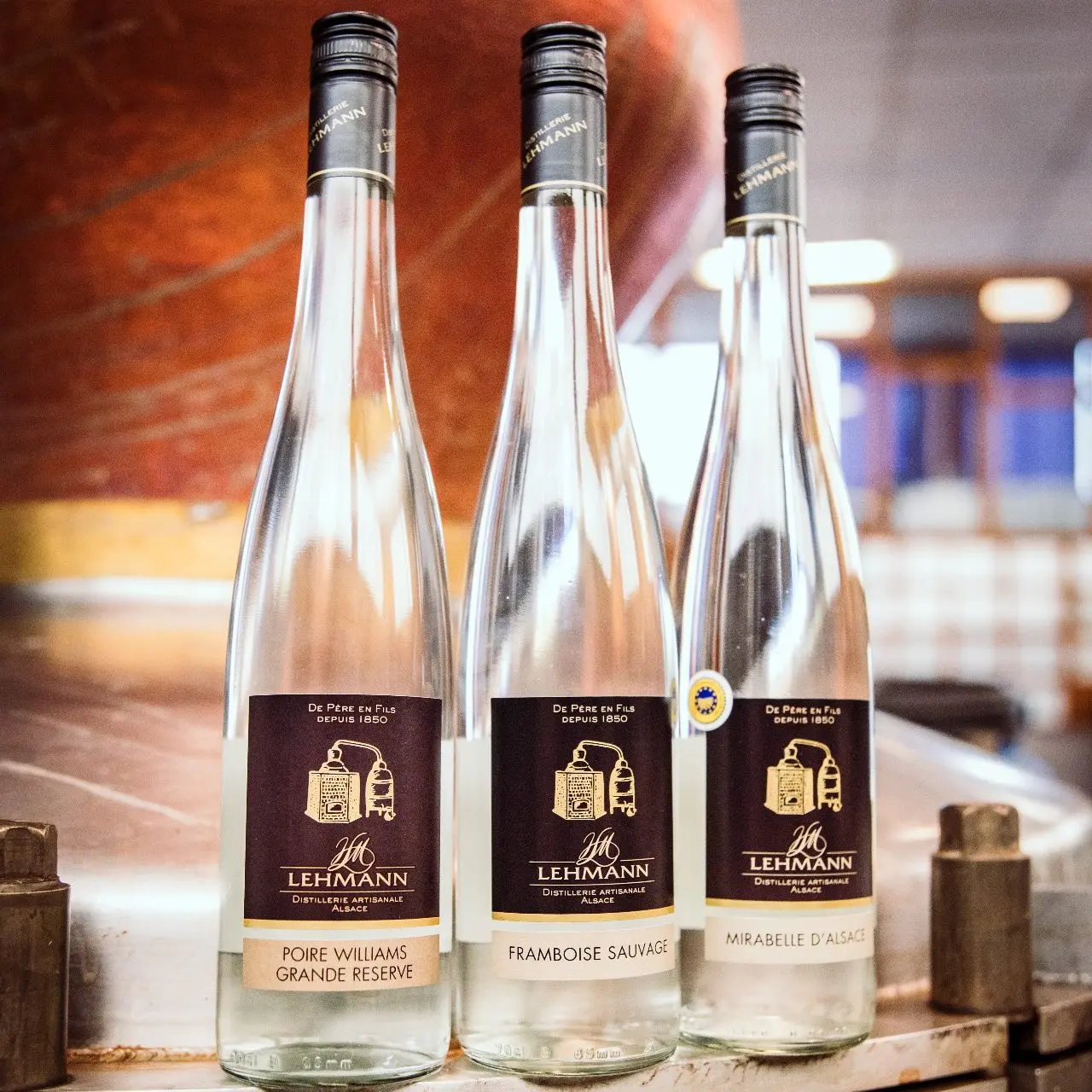 eau de vie tradition de la distillerie alsacienne Lehmann